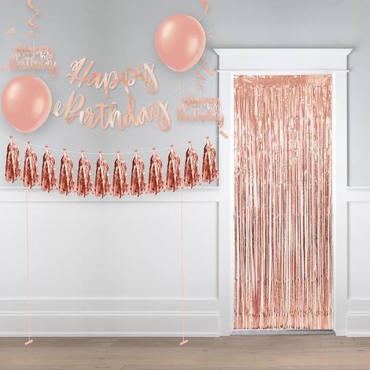 Rose Gold Birthday Party Kit Rose Gold Party Decorations